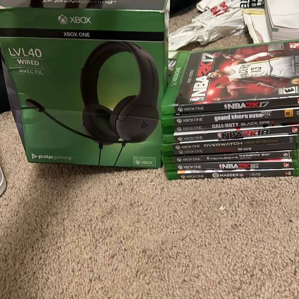 Headphones +games $30